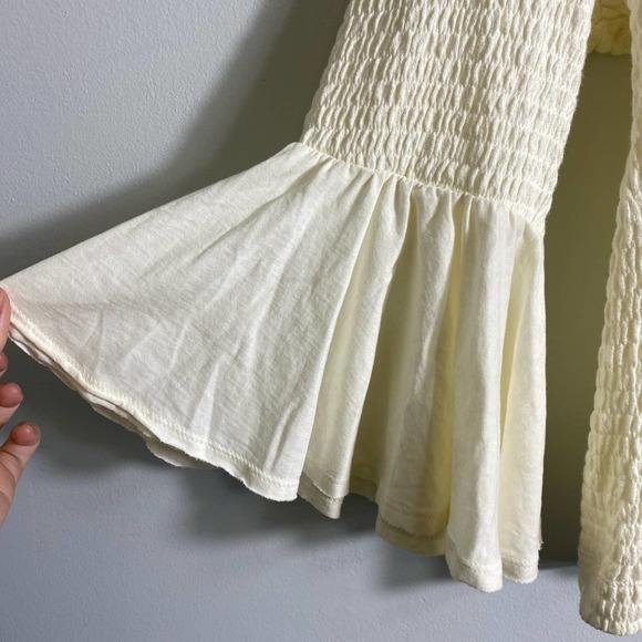 Anthropologie Smocked Bell-Sleeve Top - Picture 5 of 6